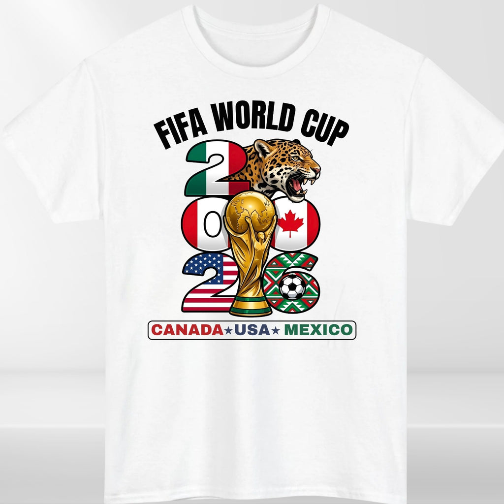 Canada USA Mexico World Cup 2026 T-Shirt - Patriotic Soccer Host Nations Tee