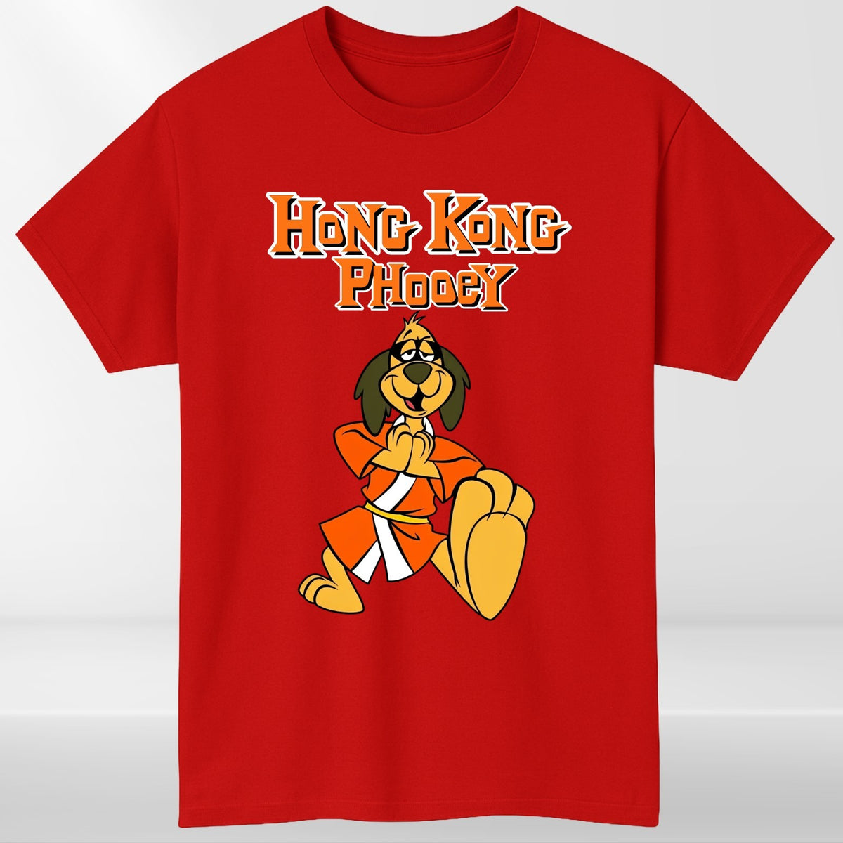 Hong Kong Phooey Inspired Vintage Cartoon T Shirt Retro Fan Tee Top UK