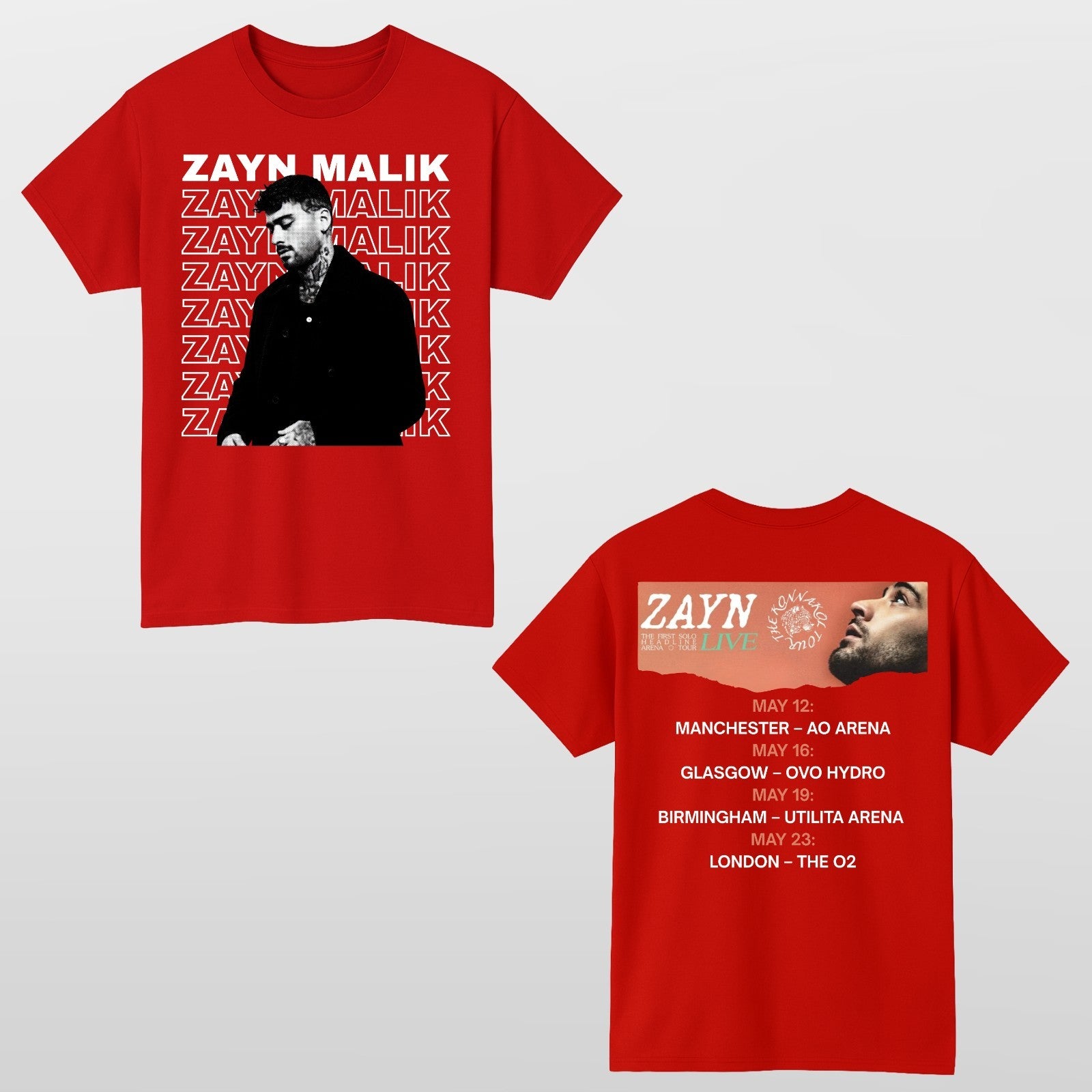 Zayn Konnakol Music 2026 Unisex T-Shirt - UK London Concert Dates Gift Tee Top