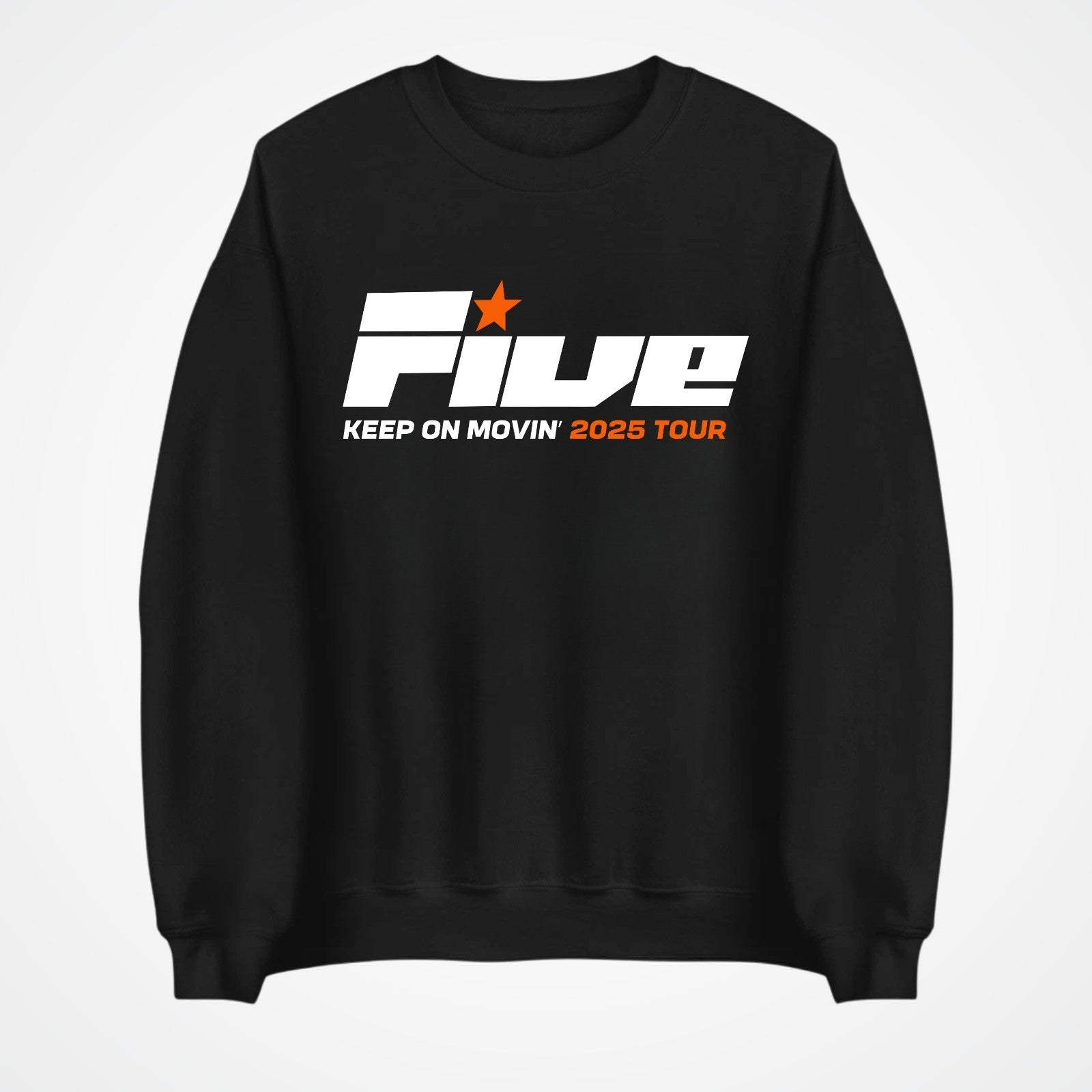 Five Keep On Movin Sweatshirt UK Tour Pop Star Concert Back Fans Gift Jumper