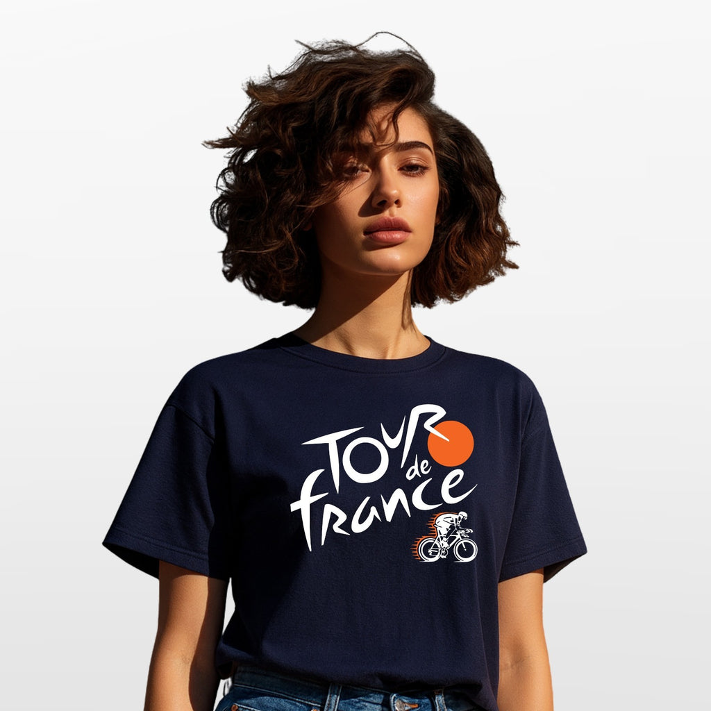 Tour De France Cycling Race Competition T-Shirt Cyclist Ride Unisex Tee