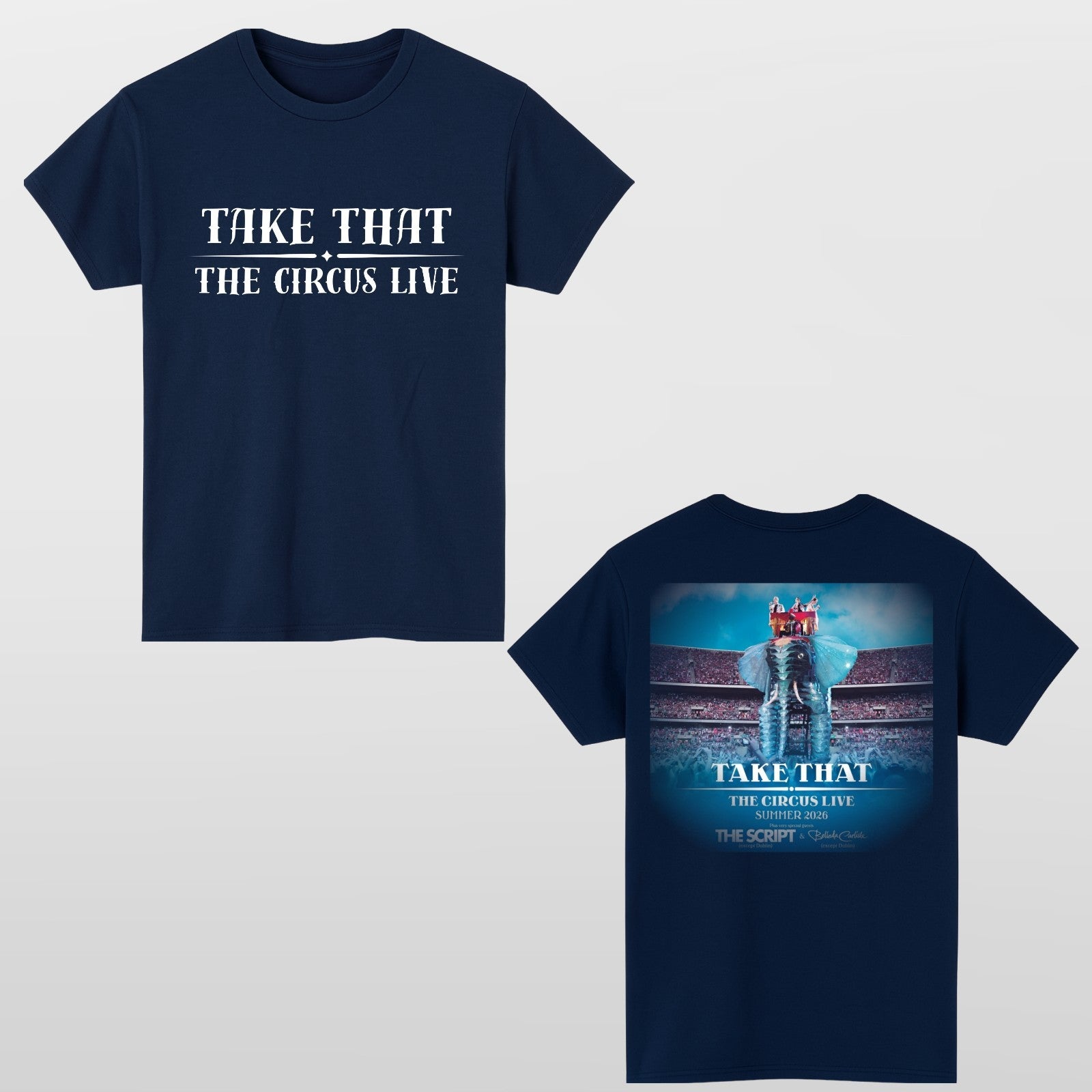 Take That Tour Shirt 2026 | The Circus Live Concert Tee