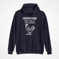 CHICKEN GAME HOODIE Dont Look Game Over Funny Novelty Hooded Jumper