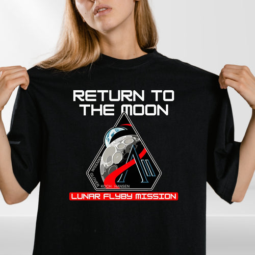 Artemis II Return To The Moon Mission Patch 2026 Vintage Cotton Unisex T-Shirt