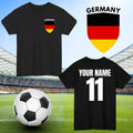 Personalised Germany Football T-Shirt Custom Name And Number Sports Lover To