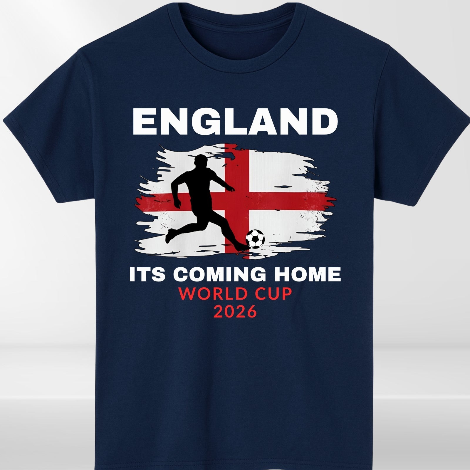England 2026 Its Coming Home Football Fan T Shirt Soccer Graphic Tee