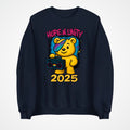 Hope & Unity 2025 Bear Jumper | Positive Sweatshirt | Unisex Gift 3Y–4XL