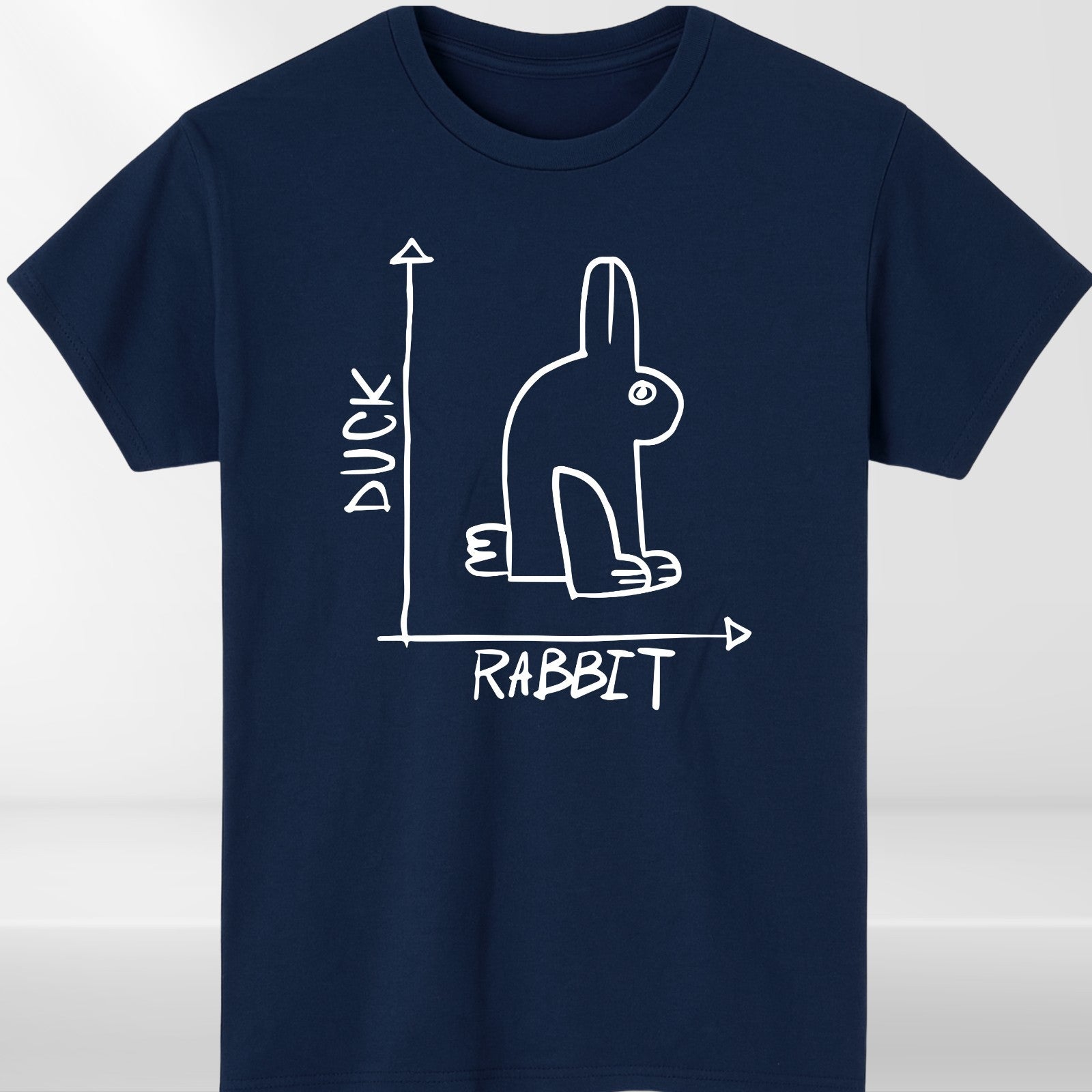 Funny Rabbit Duck T Shirt 100% Cotton Graphic Novelty Unisex Gift Tee UK