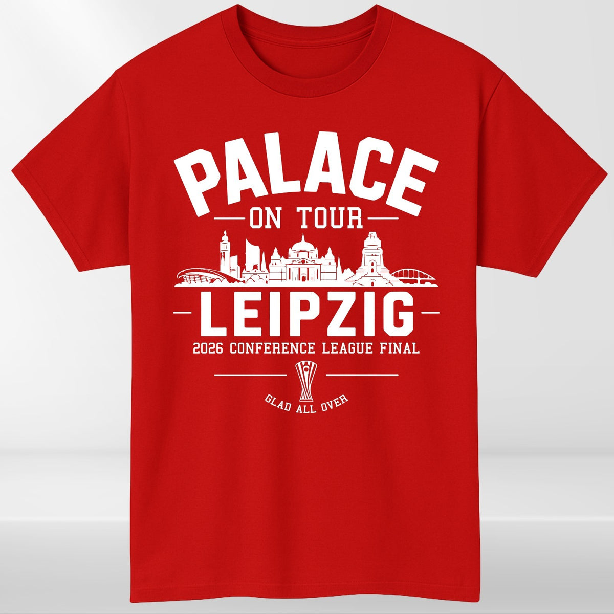 Palace On Tour Leipzig 2026 Graphic Unisex T-Shirt Conference League Final Fan
