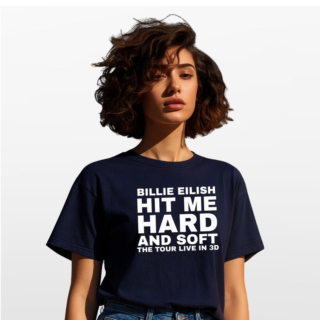 Billie Jersey HIT ME HARD AND SOFT Album Concert Tour T-Shirt Merch Unisex Tee