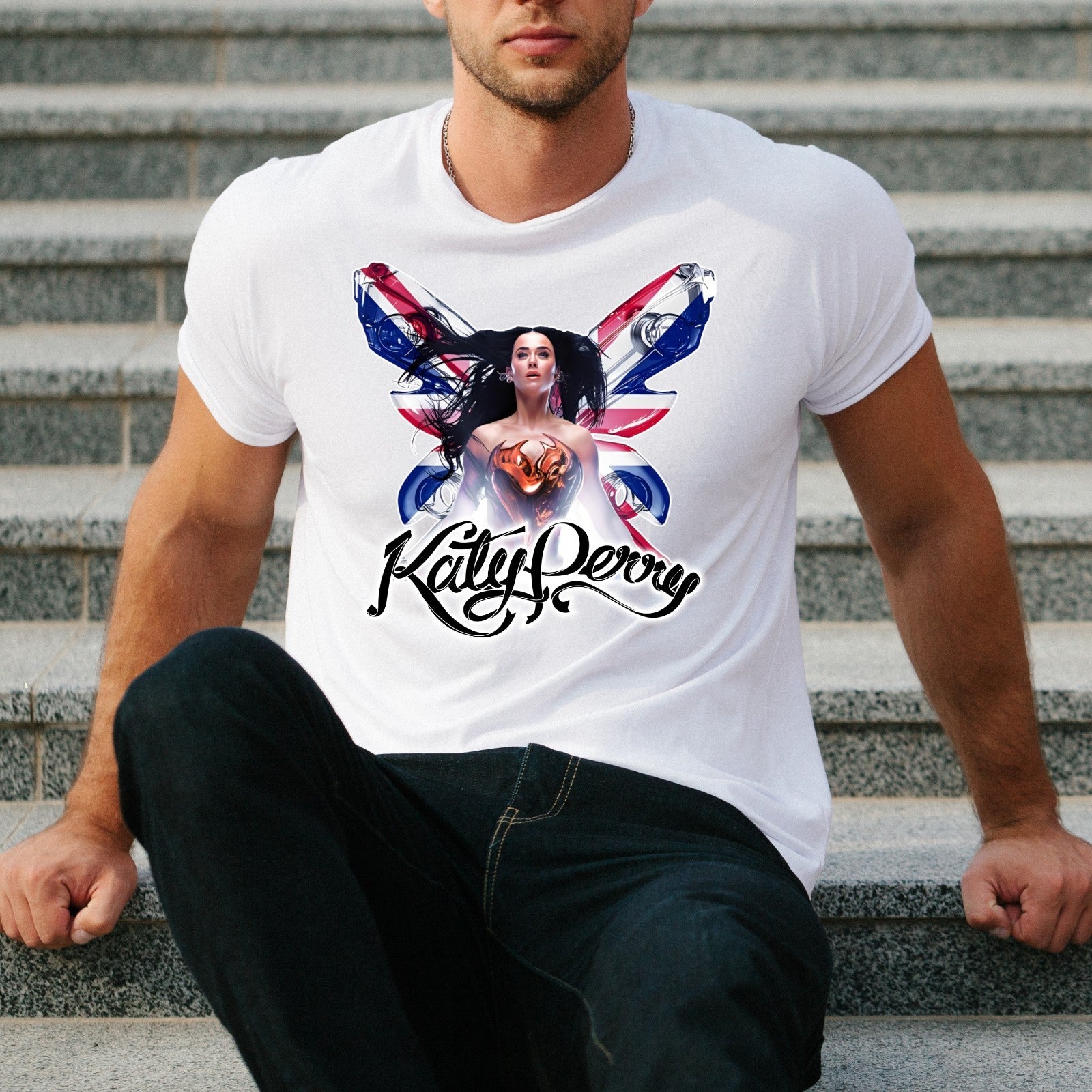 Katy Perry Music Inspired Lifetimes Tour Graphic T Shirt Unisex Fan Gift Tee Top