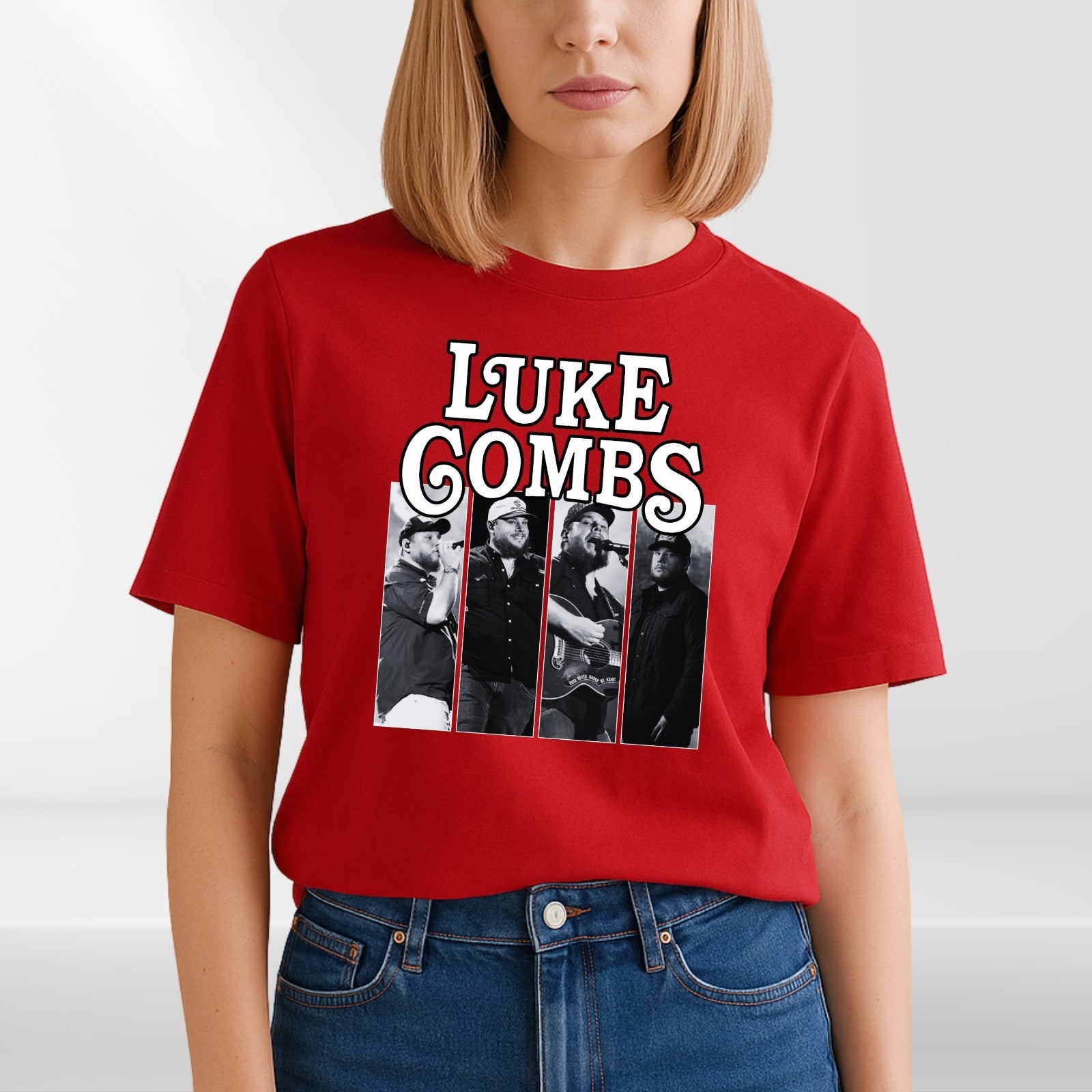 Luke Combs Inspired Adult T Shirt Country Music Graphic Fan Tee Top UK