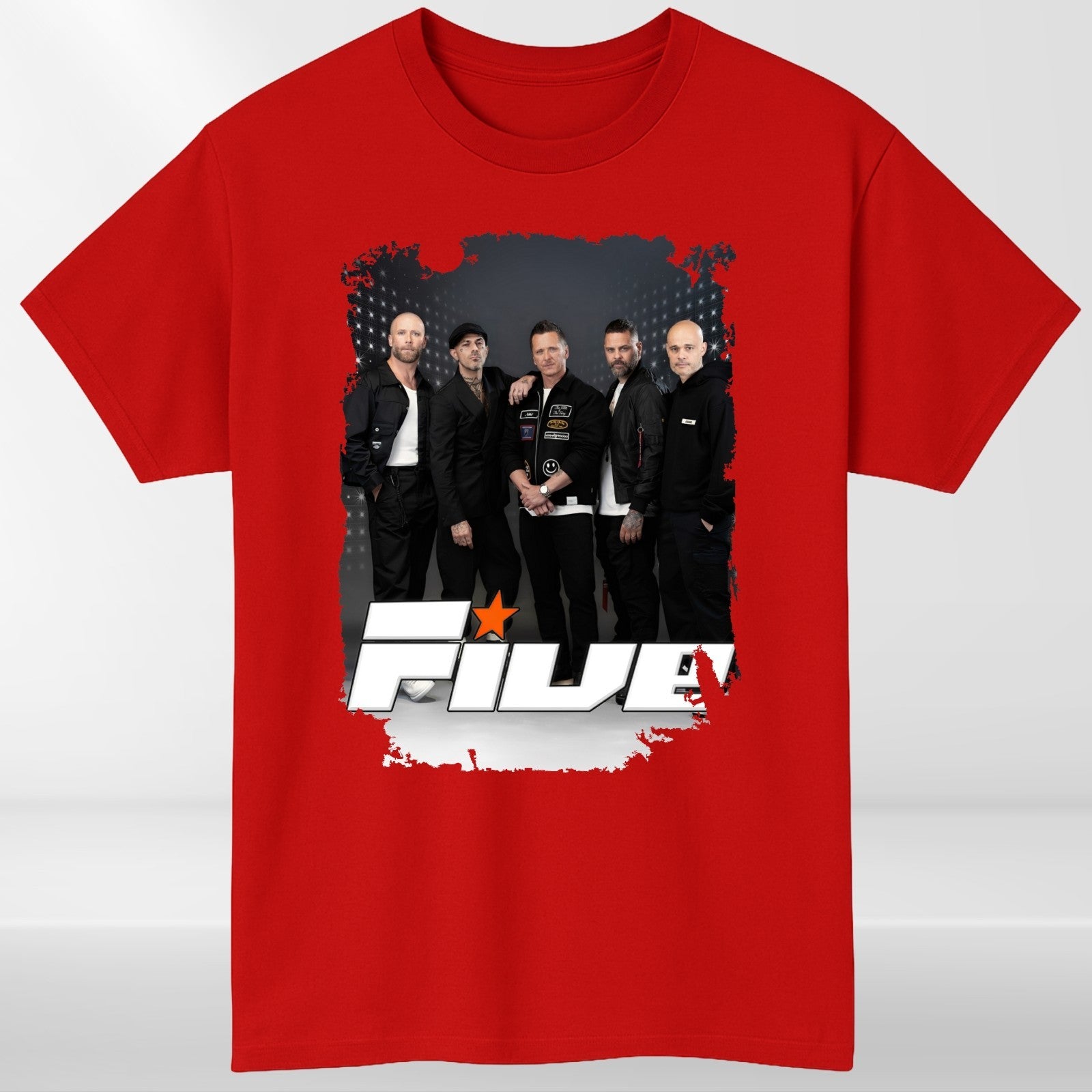 Five Band Concert T-Shirt Keep On Moving 2025 Tour t tshirt Retro Pop Gift Top