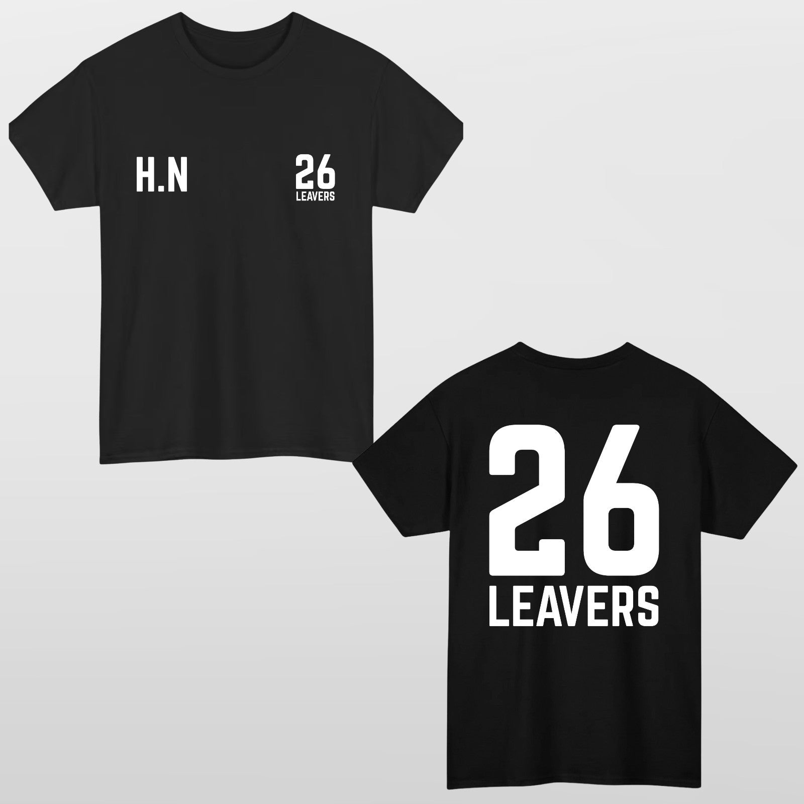 Personalised Leavers Hoodie 2026 Custom School Name Class Of 26 Top
