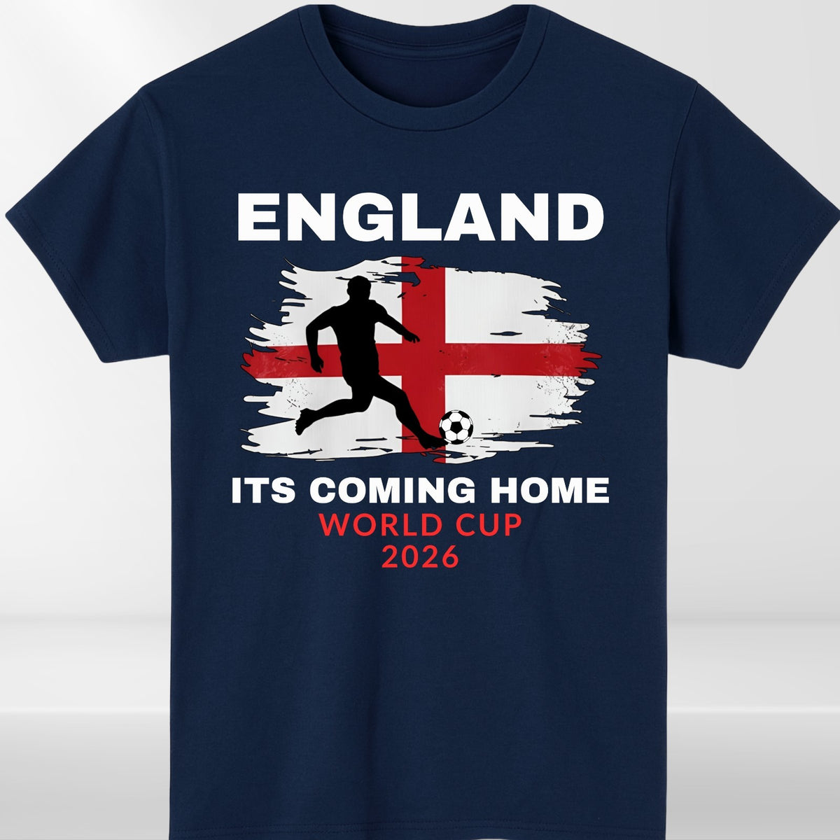 England 2026 Its Coming Home Football Fan T Shirt Soccer Graphic Tee