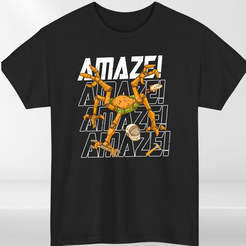 Amaze Crab Robot Unisex T-Shirt - Hail Mary Sci Fi Y2K Books lover Gift Tee Top