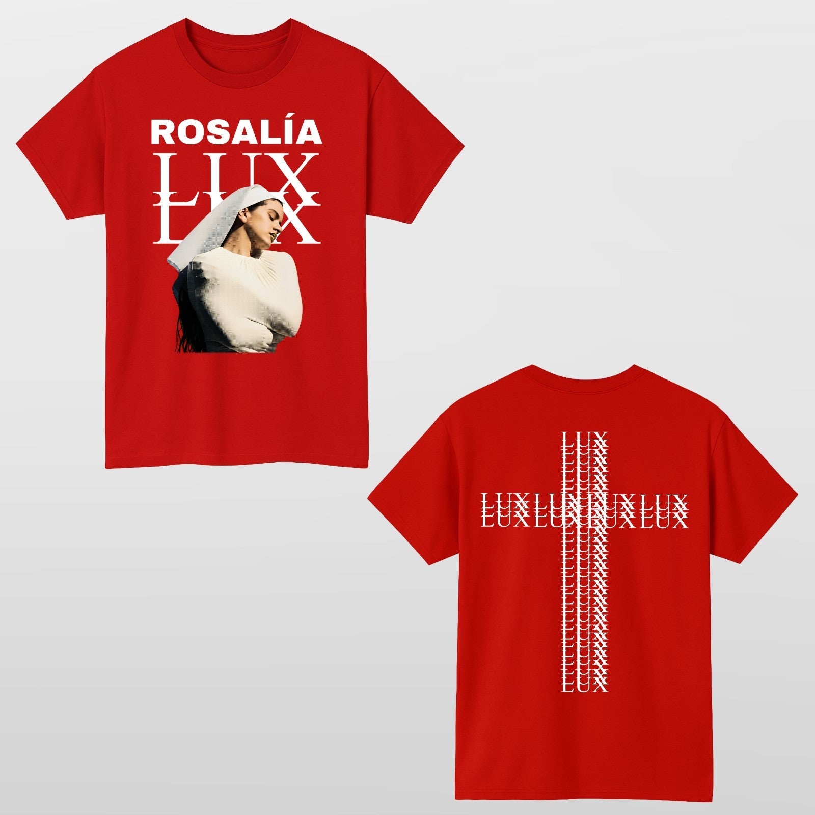 Sides Rosalía LUX 2026 Tour Double Sided Unisex T-Shirt