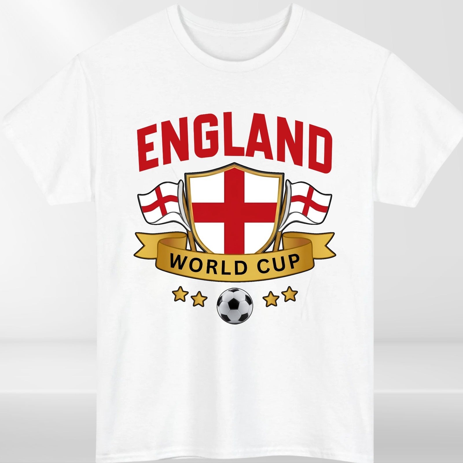 England Football T Shirt 2026 Football Fans Adult Kids Tee Gift Top