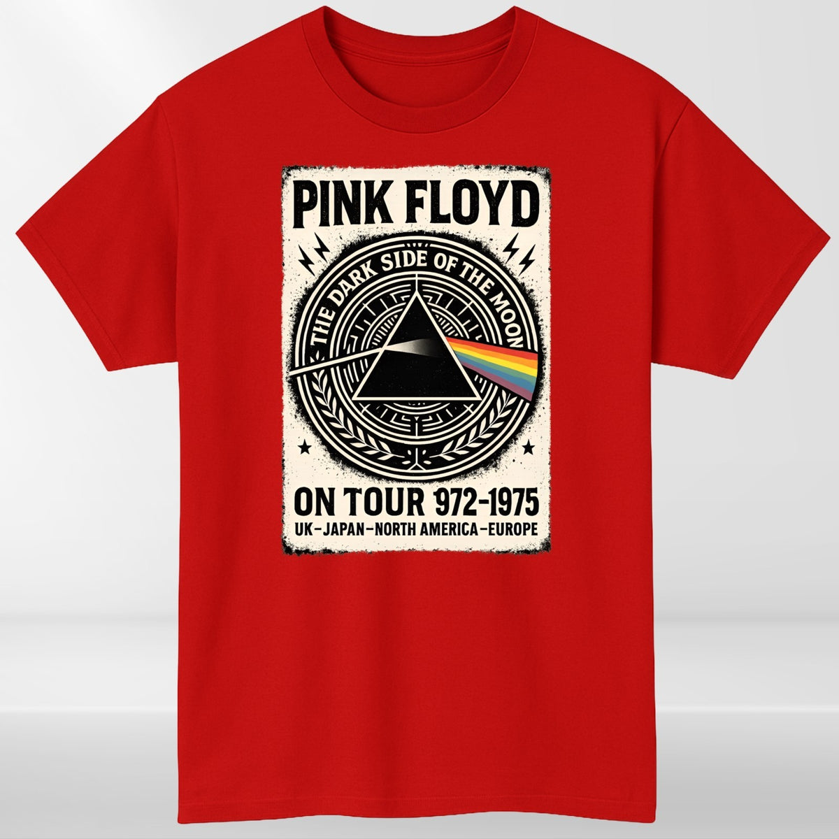 Floyd T Shirt Dark Side Of The Moon Pink Album Tee New 2025 Unisex Rainbow Shirt