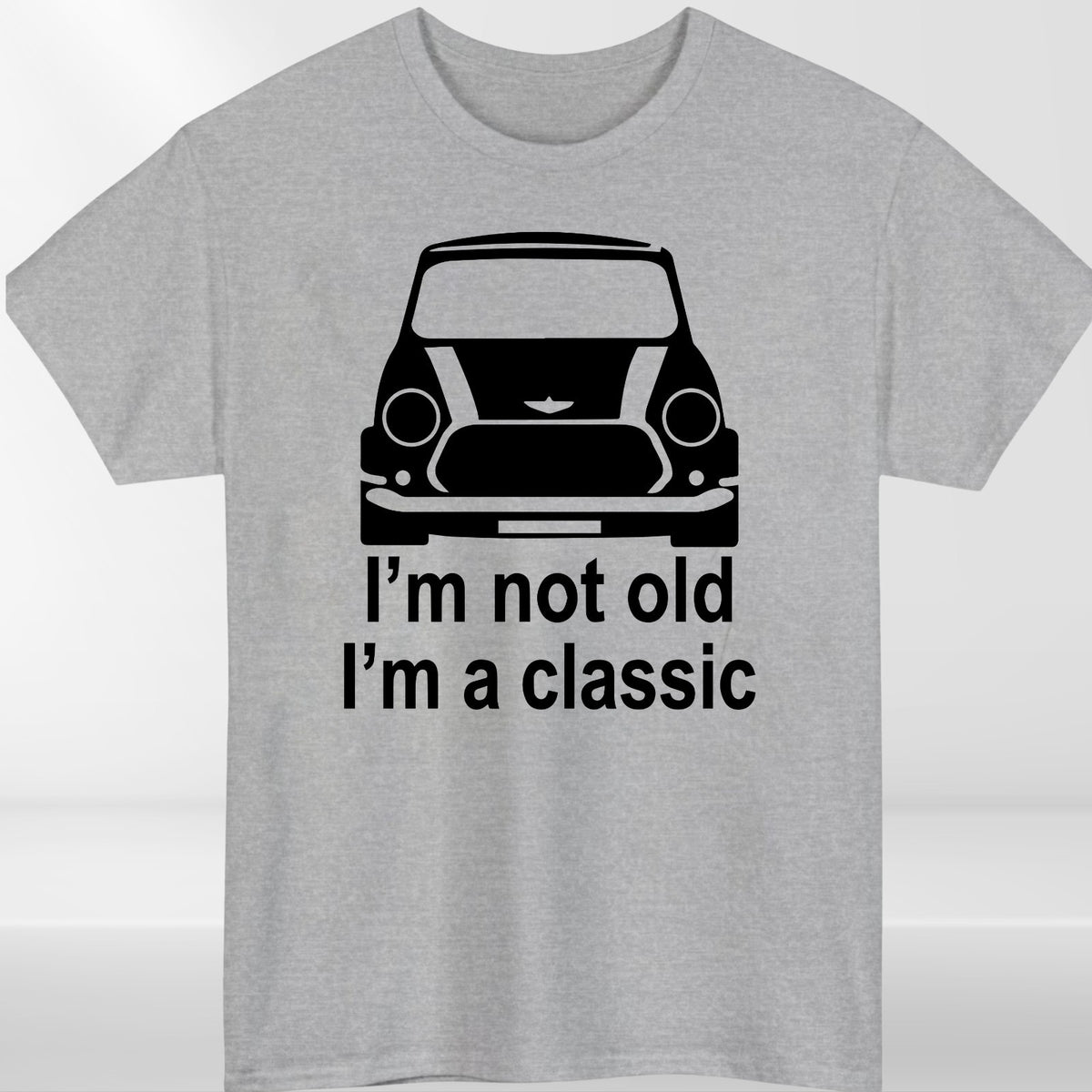 Classic Mini T-Shirt Retro Car Enthusiast Gift Unisex Cotton Tee UK