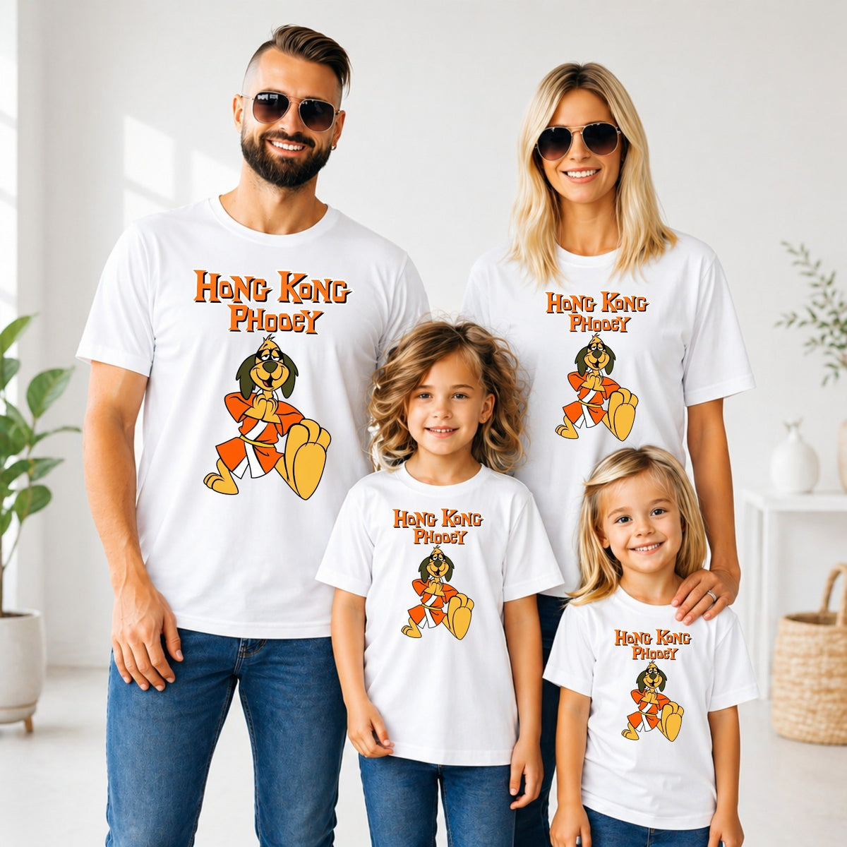 Hong Kong Phooey Inspired Vintage Cartoon T Shirt Retro Fan Tee Top UK