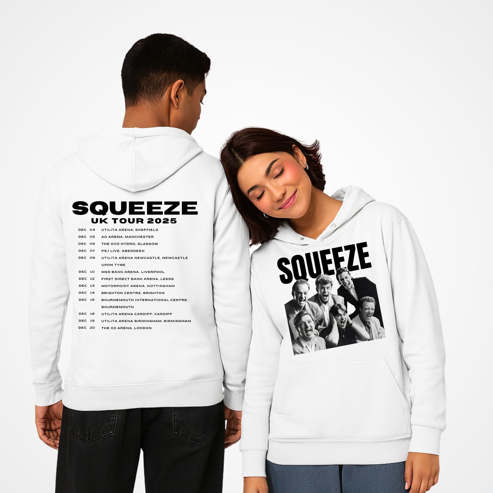 80s British Pop UK Tour 2025 Hoodie | Retro Band Hoodie|Music Lovers Gift 3Y–4XL