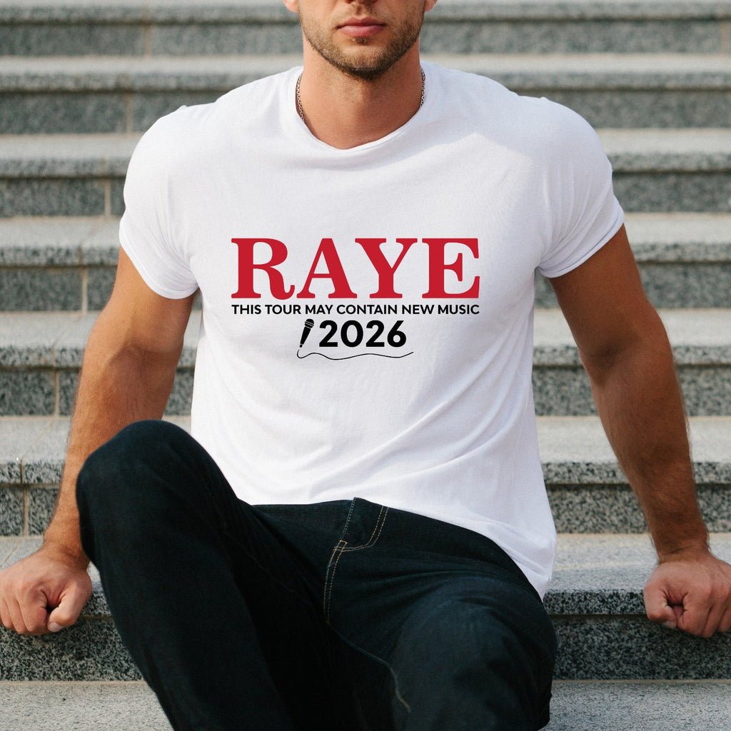 RAYE 2026 UK Tour T-Shirt This Tour May Contain New Music Concert Fans Gift Top