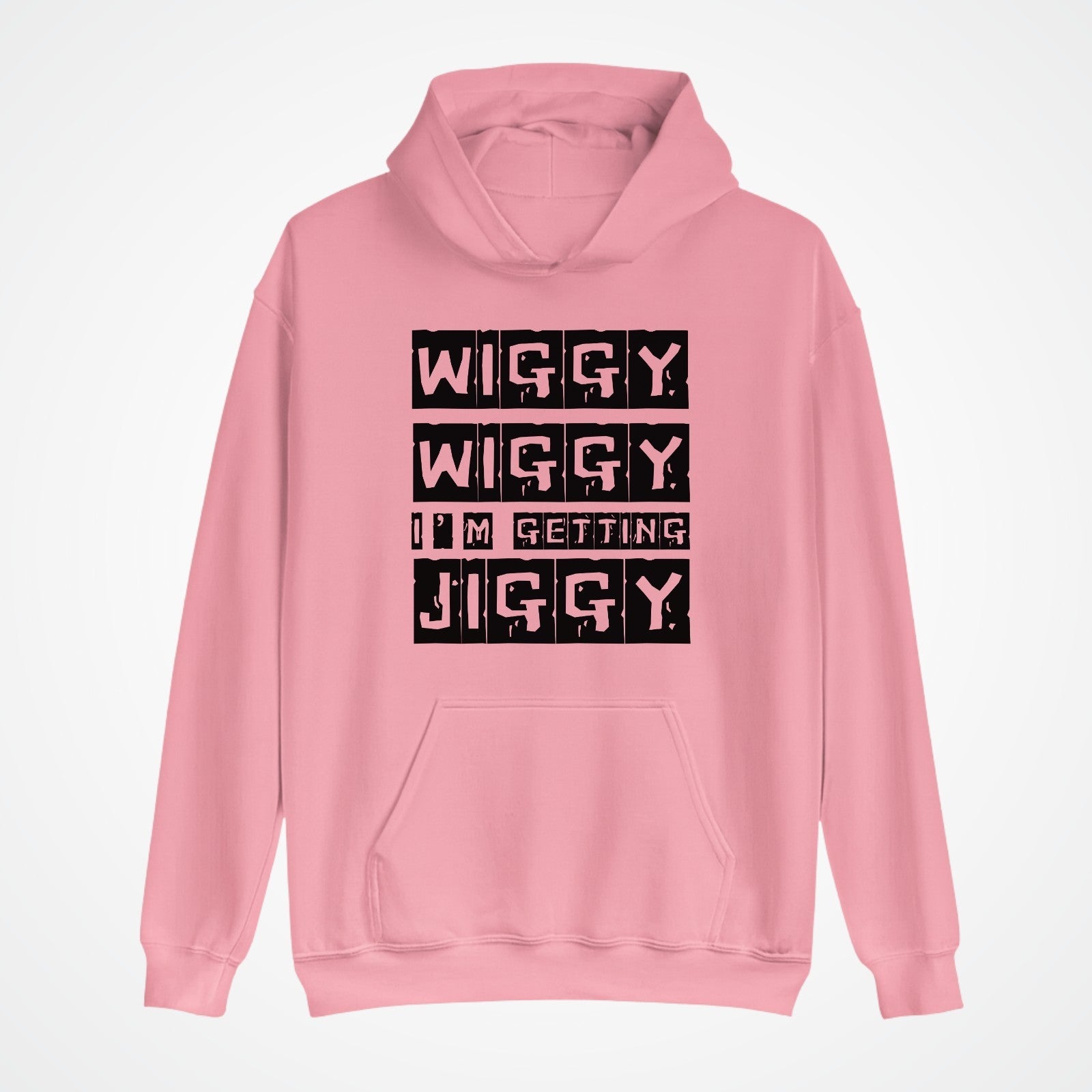 Wiggy Wiggy I’m Getting Jiggy Hoodie | Funny Streetwear Top | Size 3Y–4XL