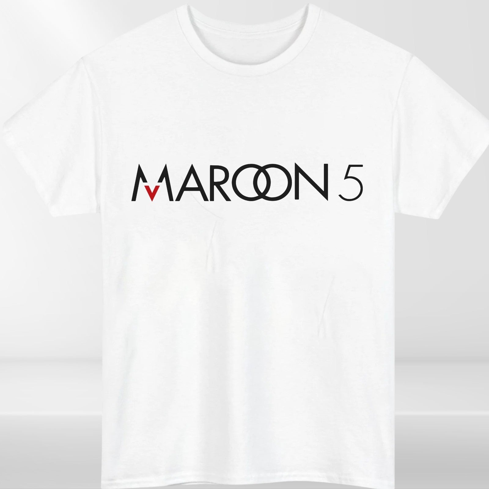Maroon 5 T Shirt Black Concert Tour Music Band Unisex Cotton Tee Festival UK