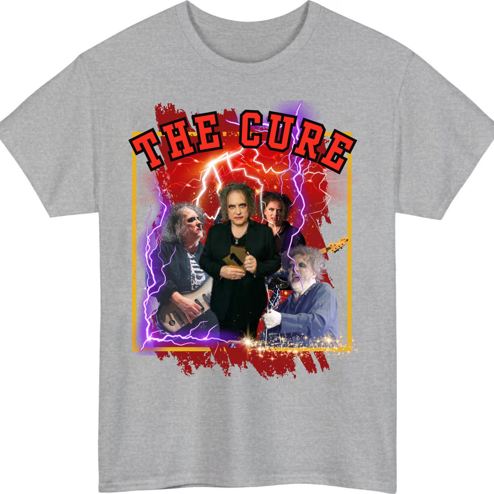 The Cure tour Vintage boy rock band T-Shirt product view 3