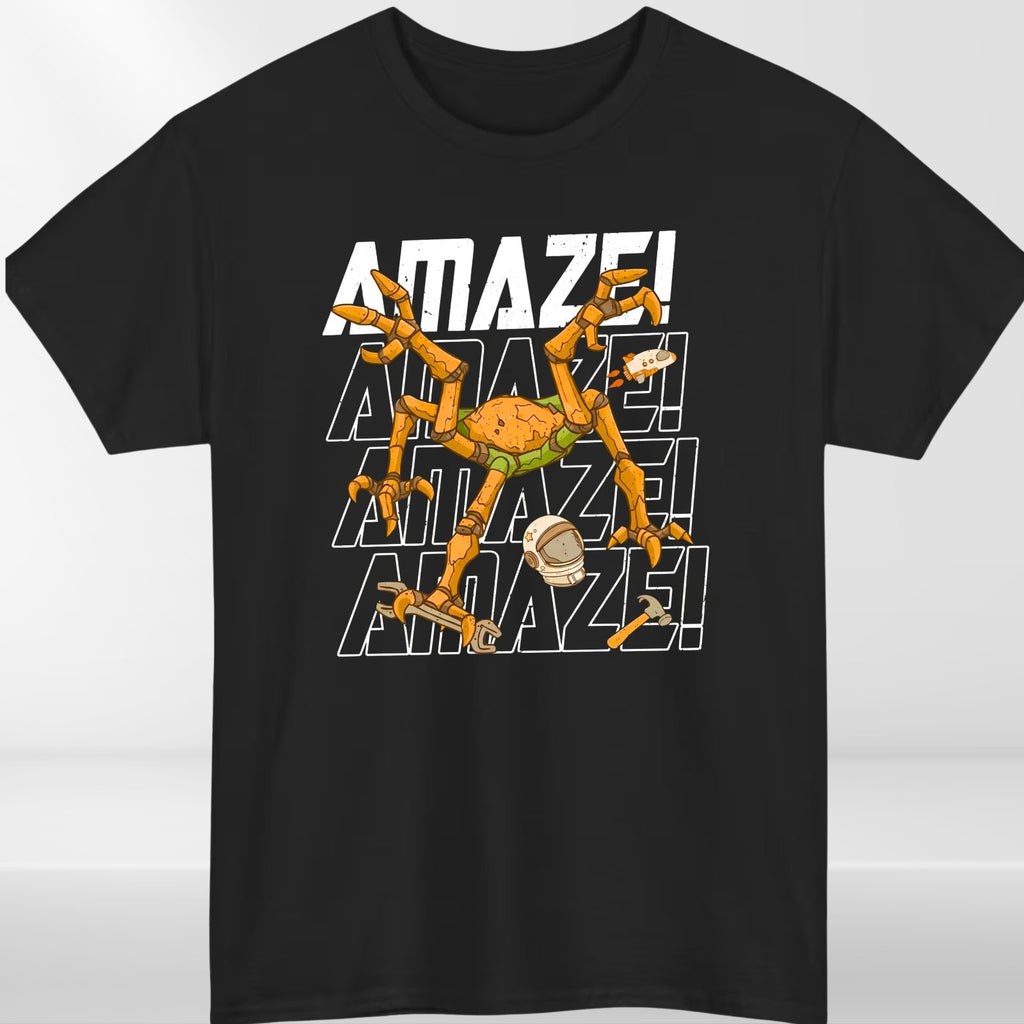 Amaze Crab Robot Unisex T-Shirt - Hail Mary Sci Fi Y2K Books lover Gift Tee Top