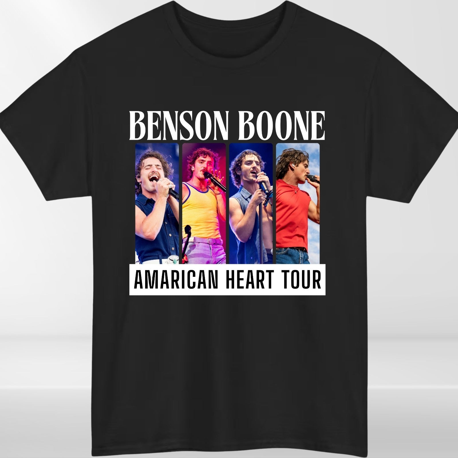 Benson Boonet  T Shirt American Heart Tour T Shirt | Live in Concert Tee 3y -4xL