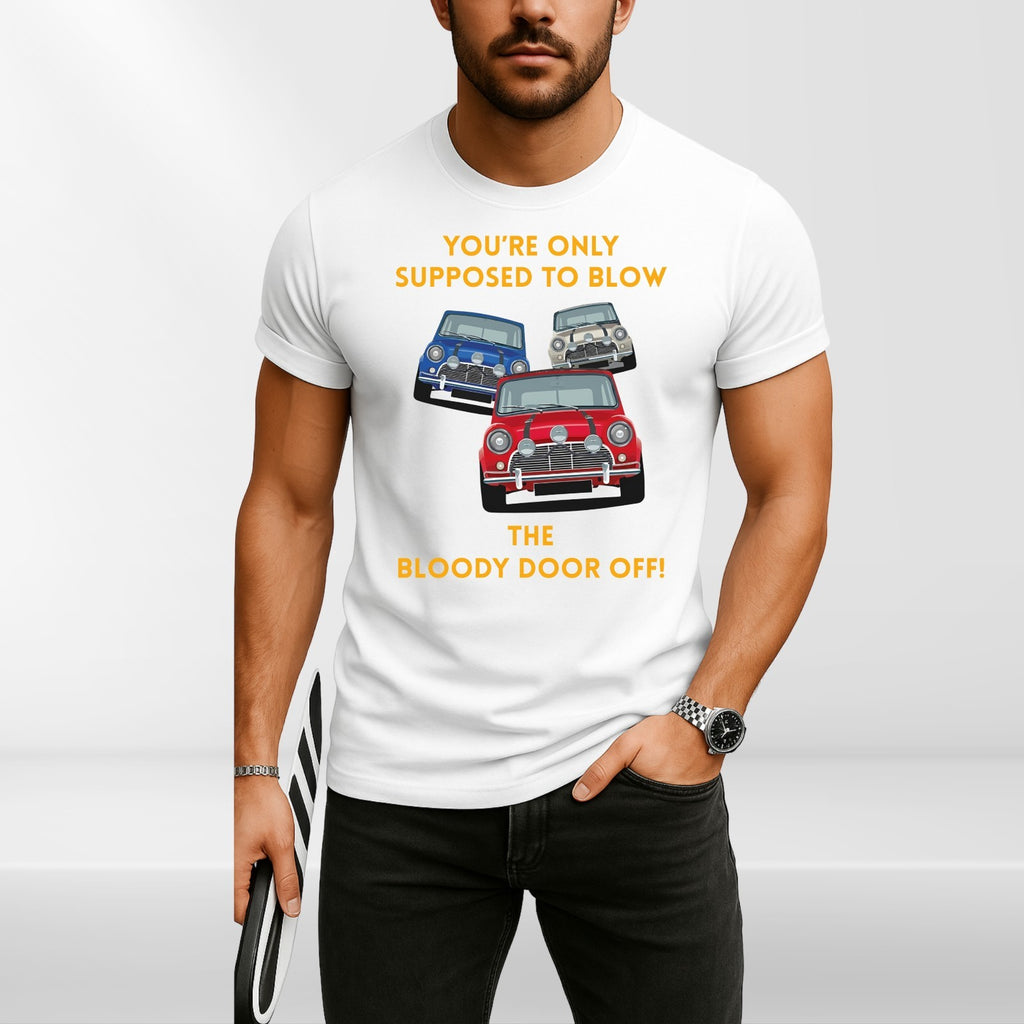 Retro Mini Cooper Quote T Shirt Classic British Car Lover Vintage Gift Tee UK