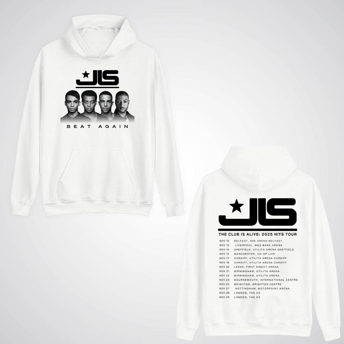 Minimalist Music-Inspired Print Hoodie –Bold Graphic Statement Wear