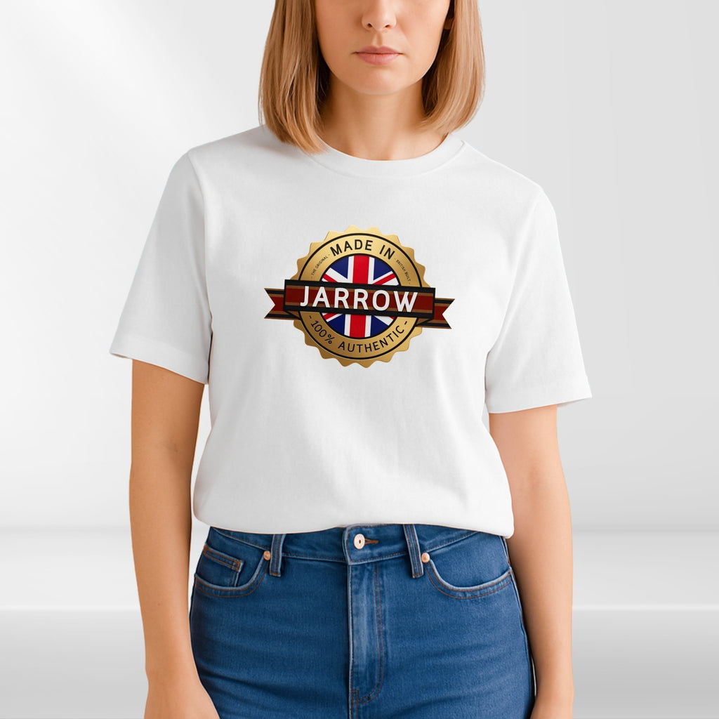 Made In Jarrow - Personalized Hometown - Town Hometown Tyne and Wear Born In Gif