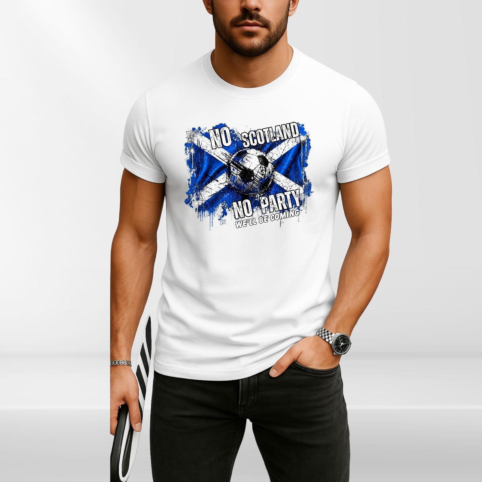 Scotland Football Fan T-Shirt 2026 Tournament Tee Unisex Graphic Printed Top