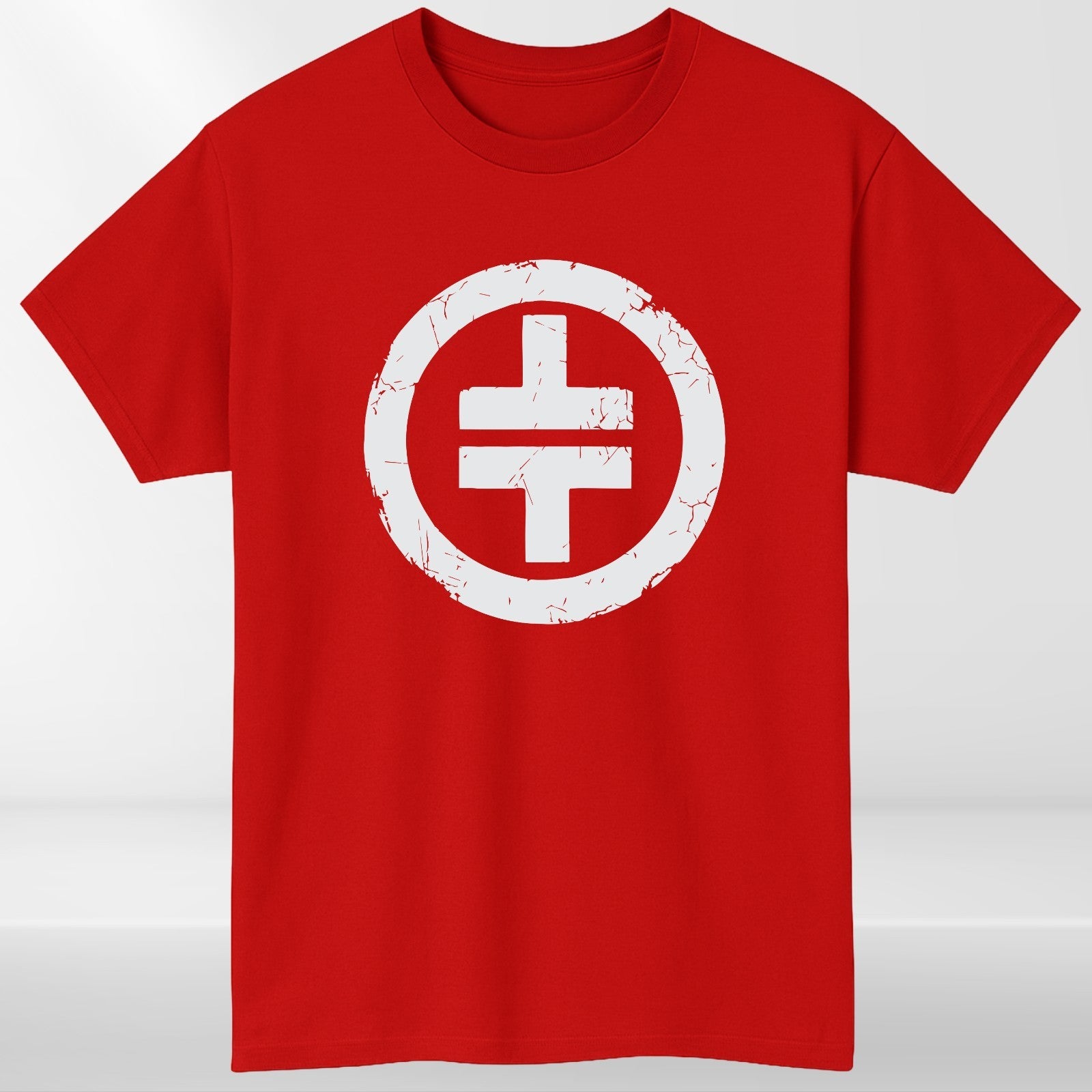Glitter Circle Symbol Graphic T Shirt Music Inspired Unisex Tee Top