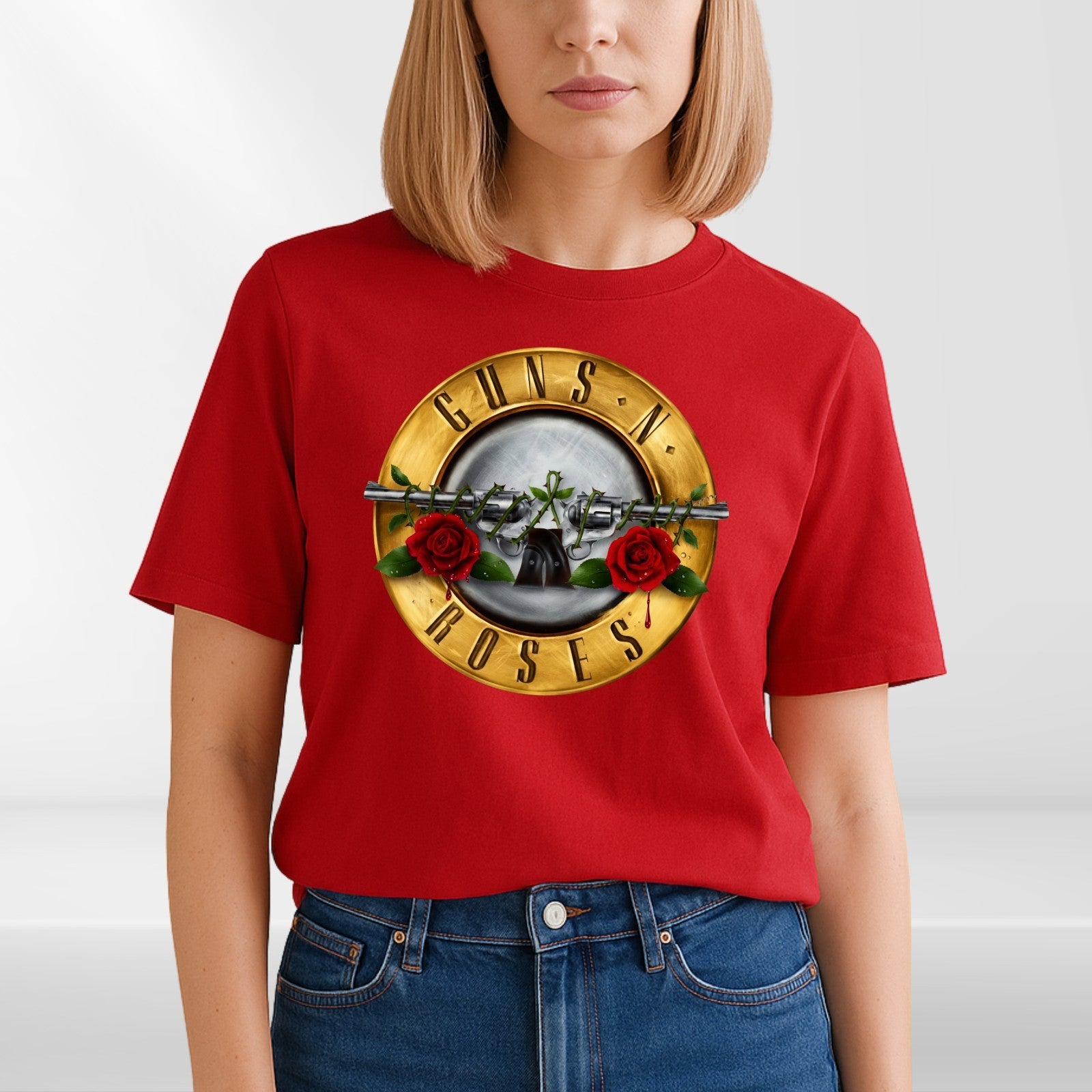Guns N Roses Tour 2026 T-Shirt 80s Classic Rock Fan Concert Bullet Logo Gift Top