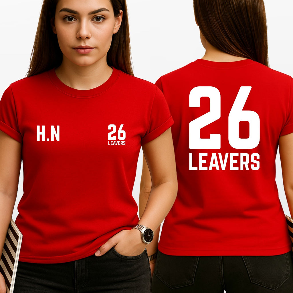 Personalised Leavers Hoodie 2026 Custom School Name Class Of 26 Top