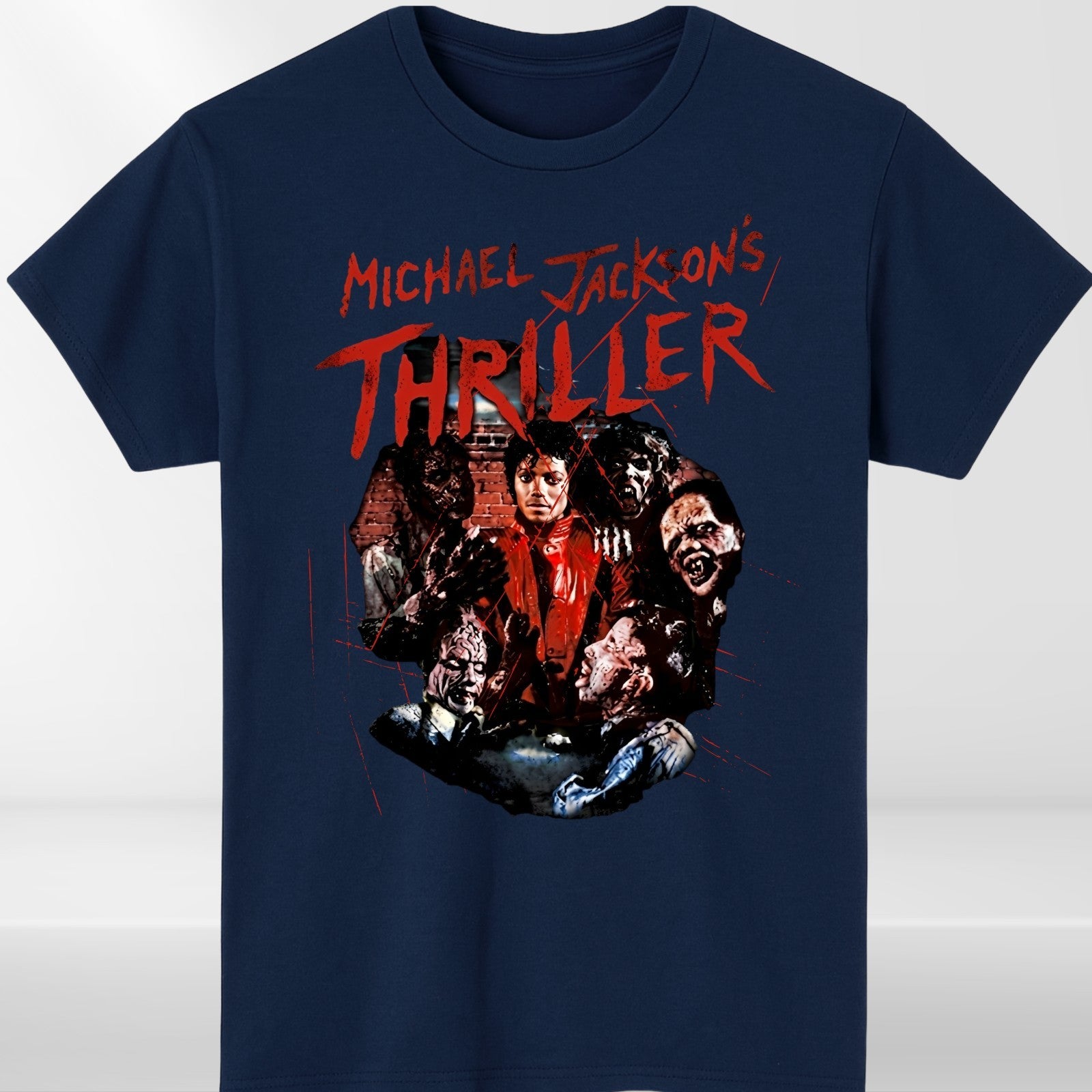 Thriller Inspired Graphic T Shirt Retro Pop Music Unisex Gift Tee Top