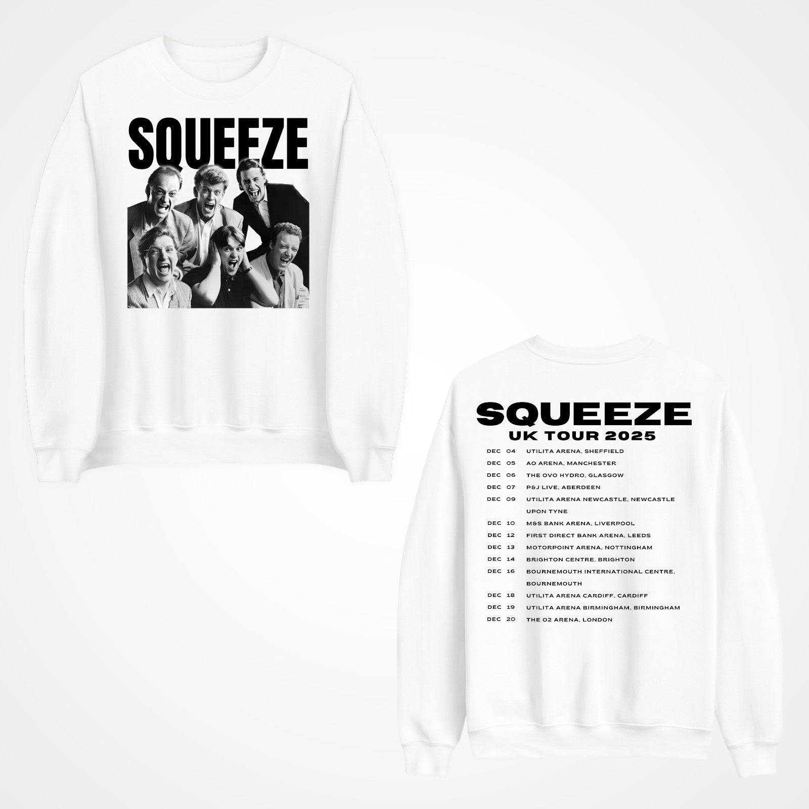 80s British Pop  UK Tour 2025 Jumper | Retro Band Sweatshirt | Music Gift 3Y–4XL