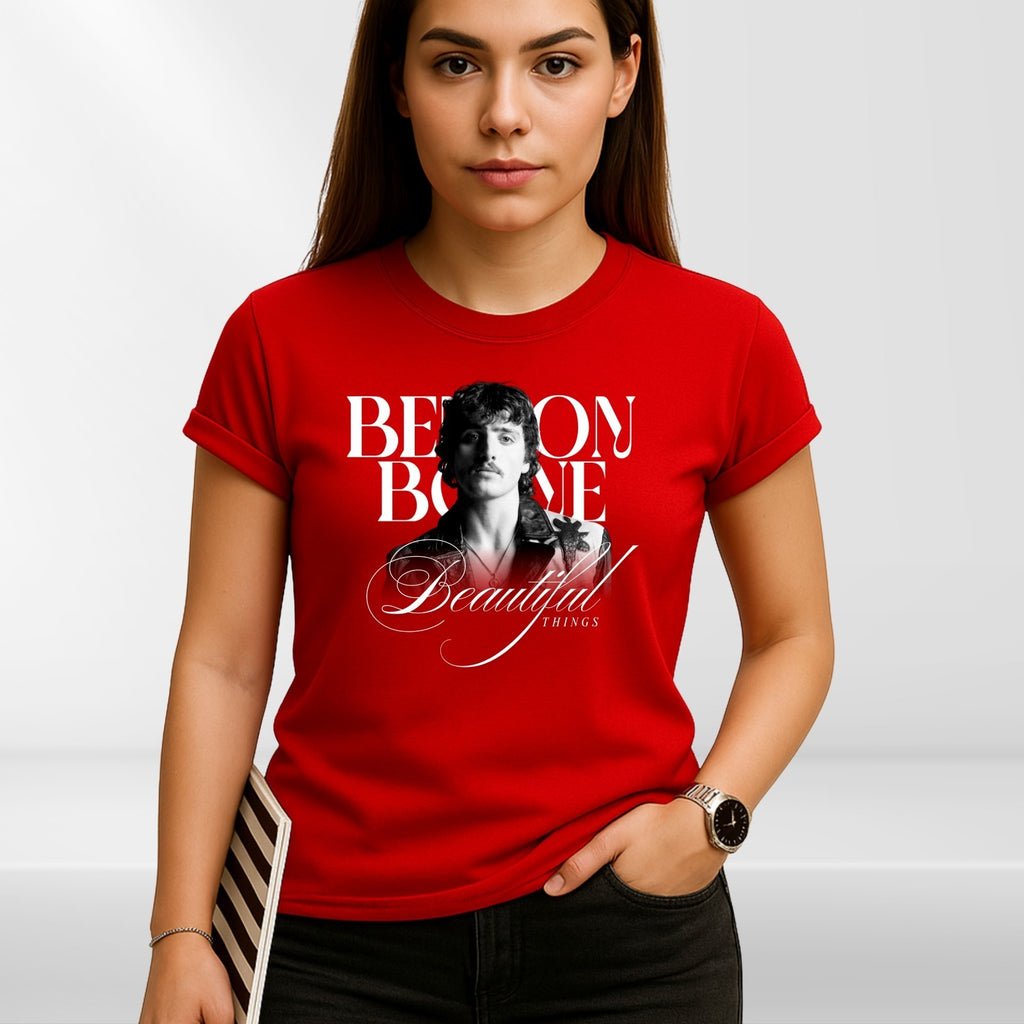 Benson Boone Beautiful Things Graphic Fans Unisex T-shirt, 3year -5XL