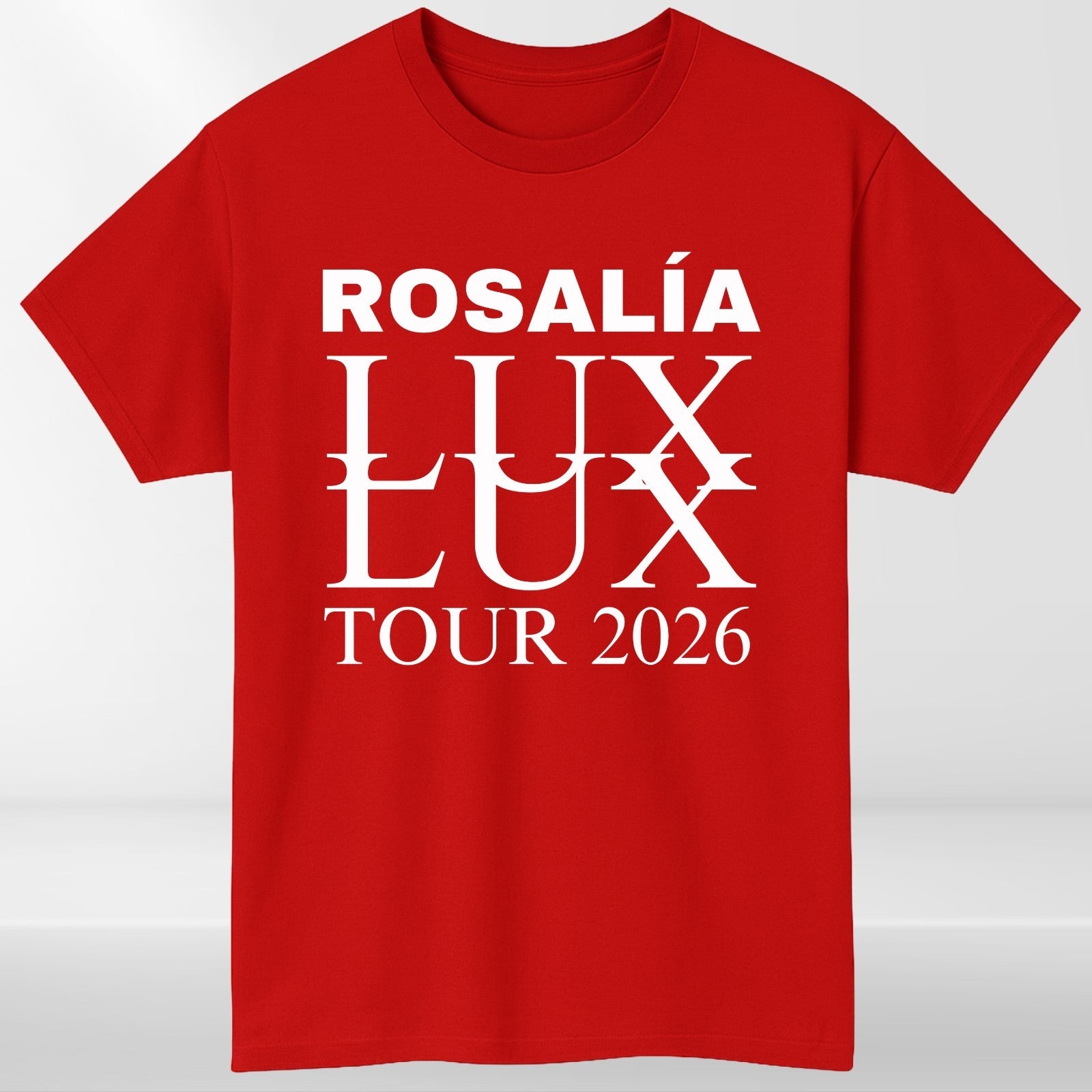 Rosalía LUX Tour 2026 T-Shirt Unisex Music Concert Tee Pop Fan Graphic Top