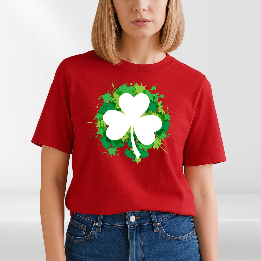 Shamrock T Shirt St Patricks Day Clover Graphic Tee Irish Unisex Top
