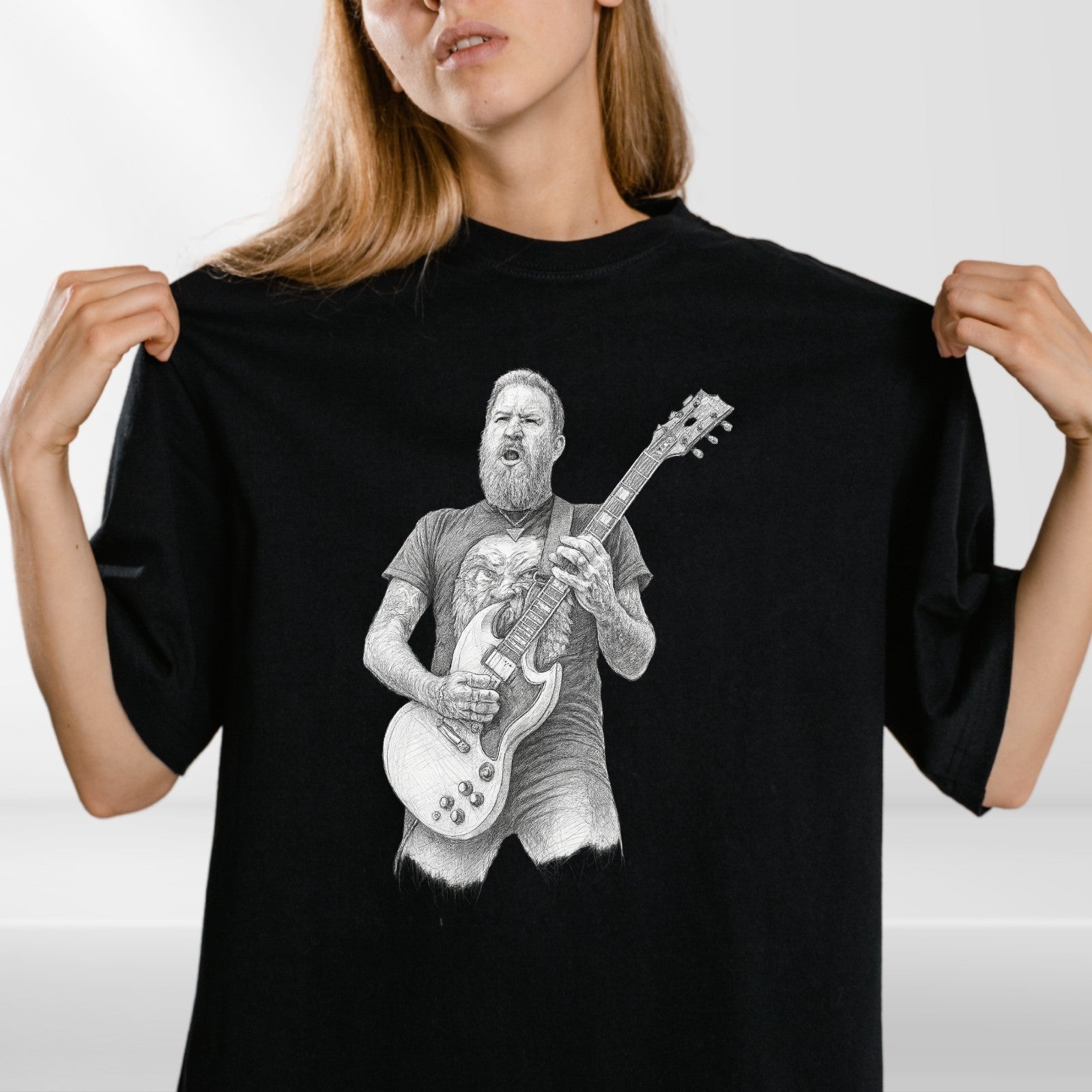 New Brent Hinds Mastodon Band Cotton Black All Size T Shirt Unisex