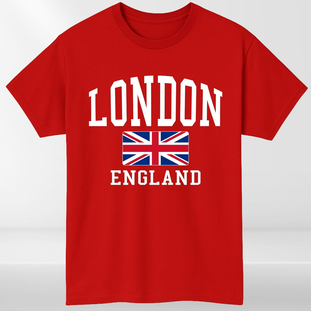 London England Unisex T-Shirt Union Jack Tee Trendy Great Britain Gift Souvenir