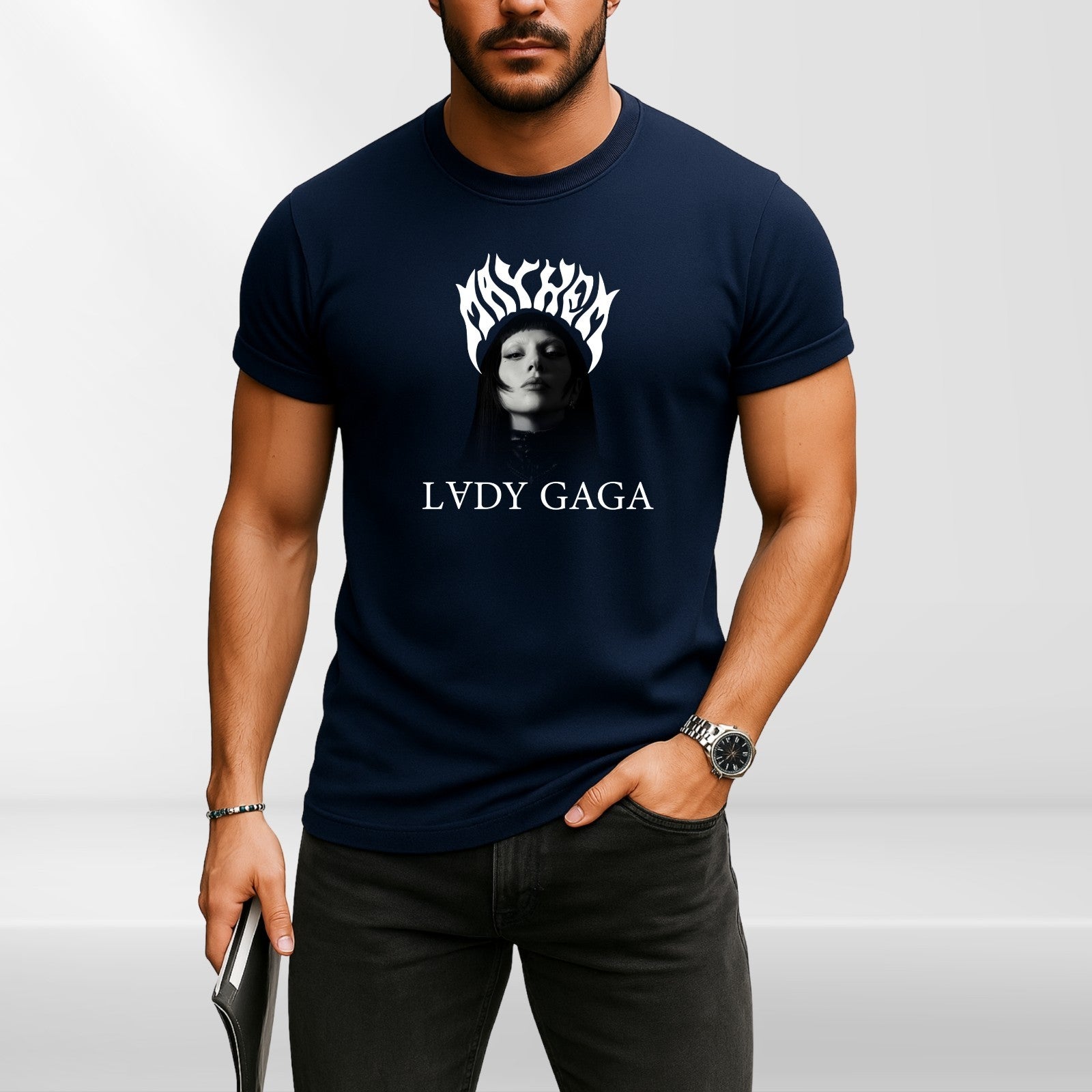 Edgy Music Fan Graphic T-Shirt | Mayhem Style Gothic Rock Tee | Unisex Fashion T