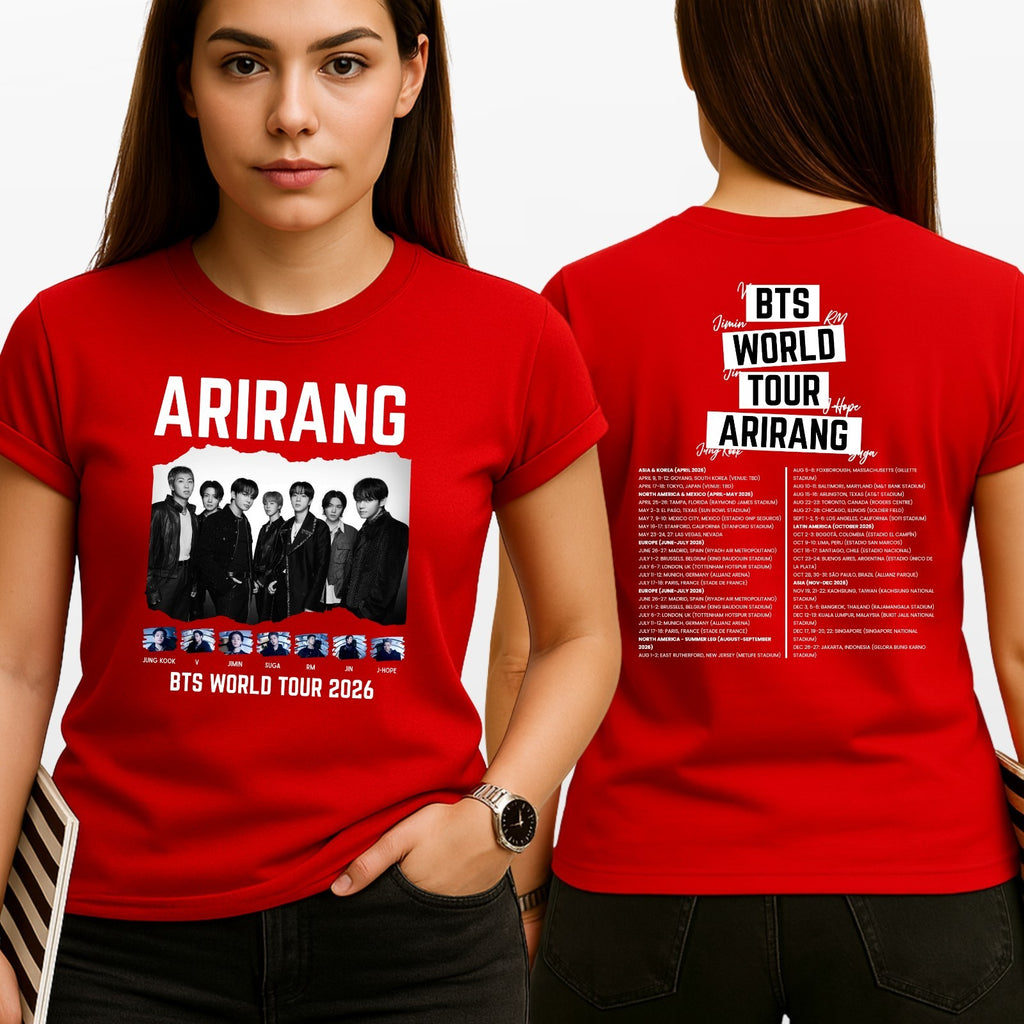 BTS World Tour 2026 Arirang AOP T-Shirt