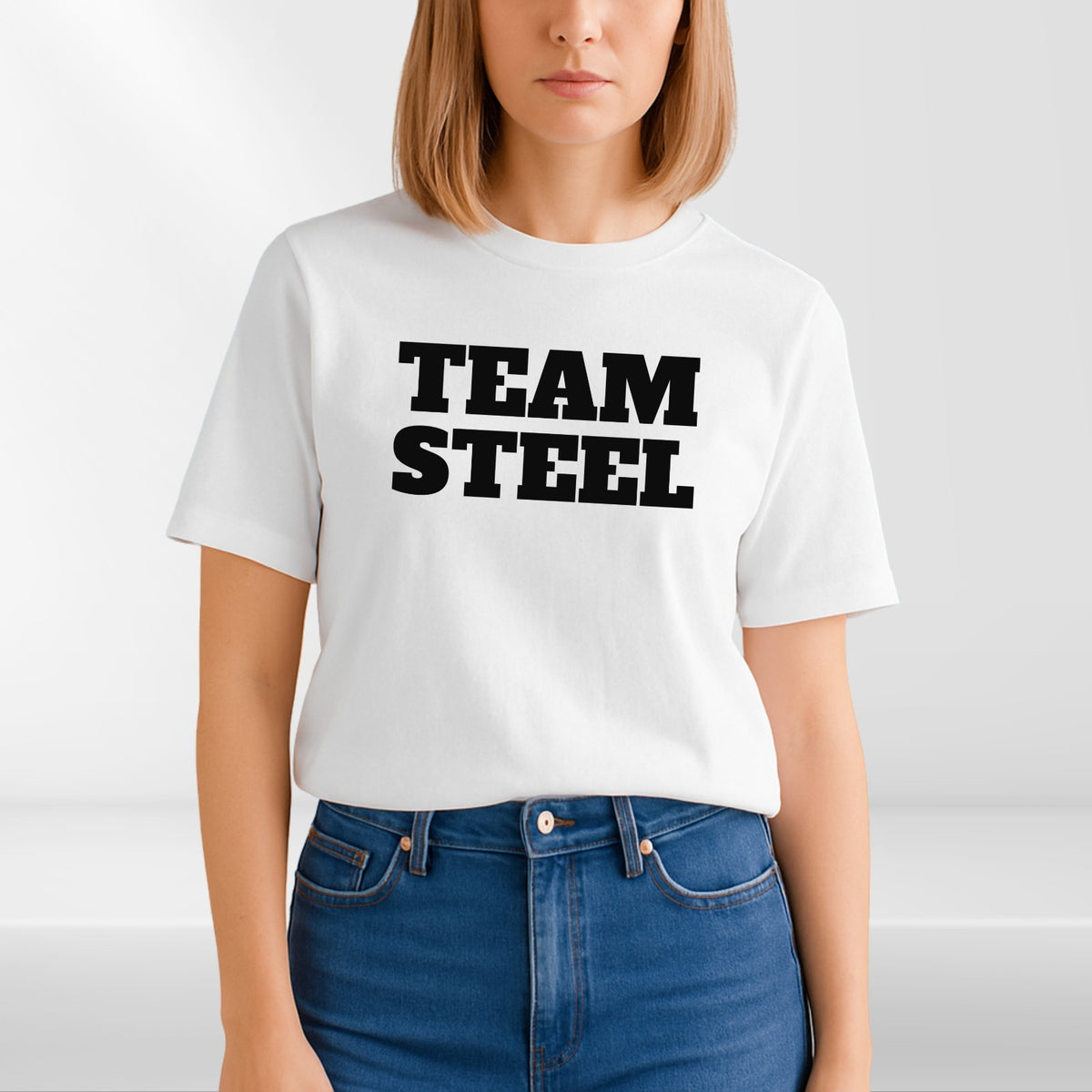 Team Steel T Shirt Gladiator TV Game Show Contender Unisex Cotton Tee UK