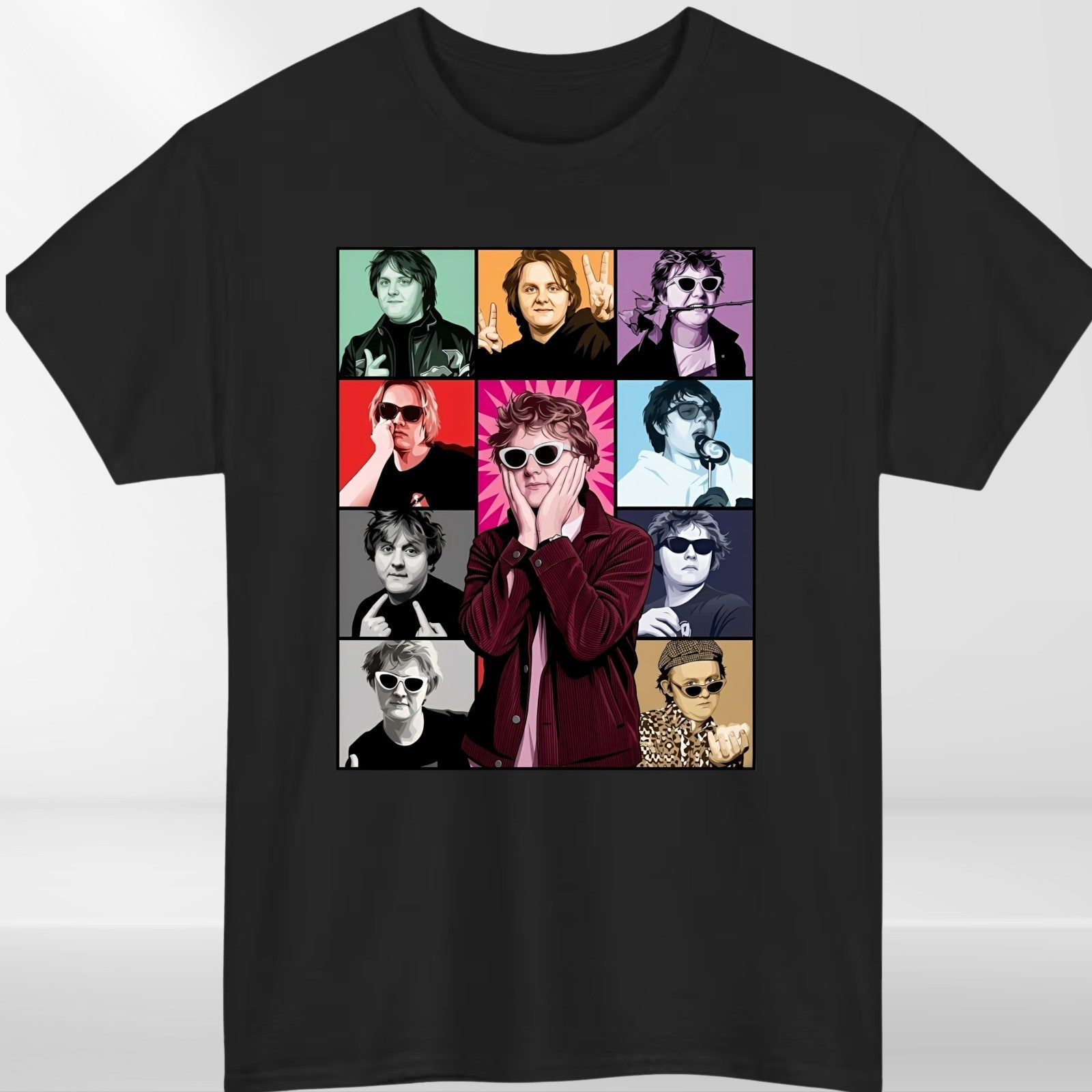 Lewis Capaldi Tour 2026 T Shirt UK Ireland Concert Photo Collage Tee